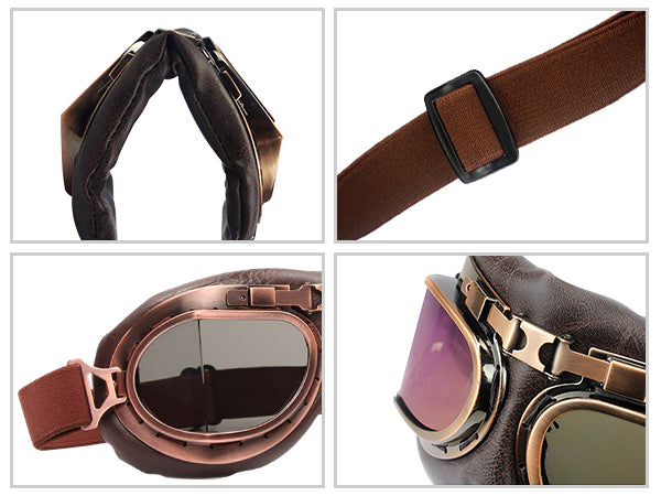 Demon Festival Vintage Fighter Pilot Goggles