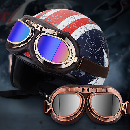 Demon Festival Vintage Fighter Pilot Goggles