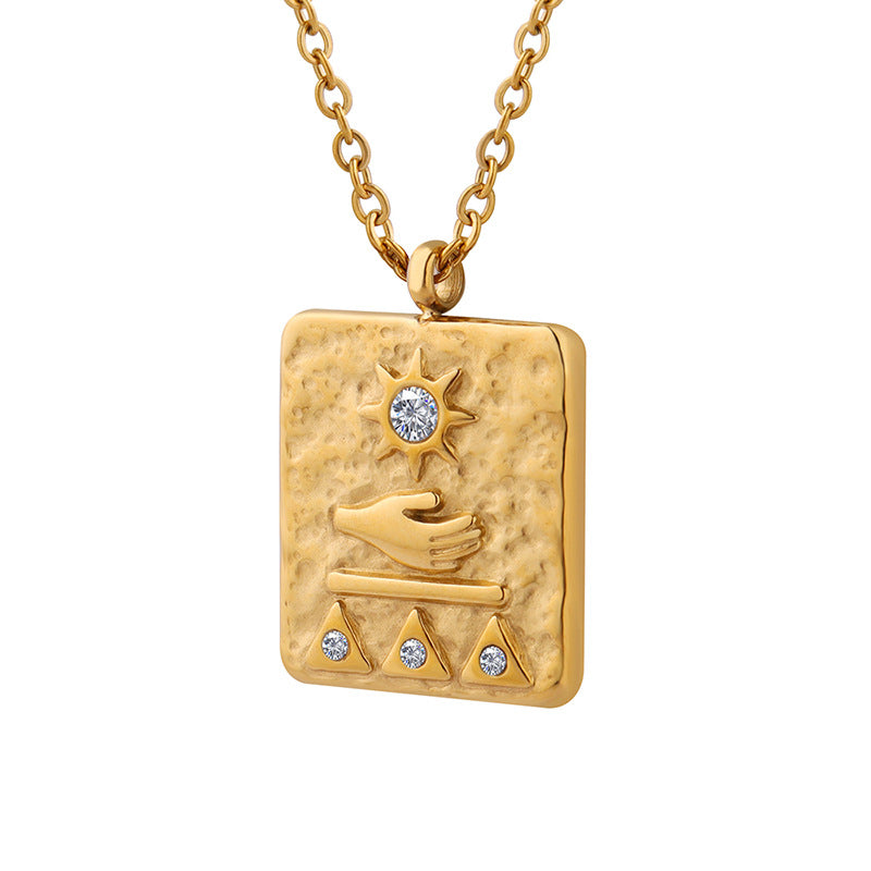 Egyptian Sun Relief Pendant