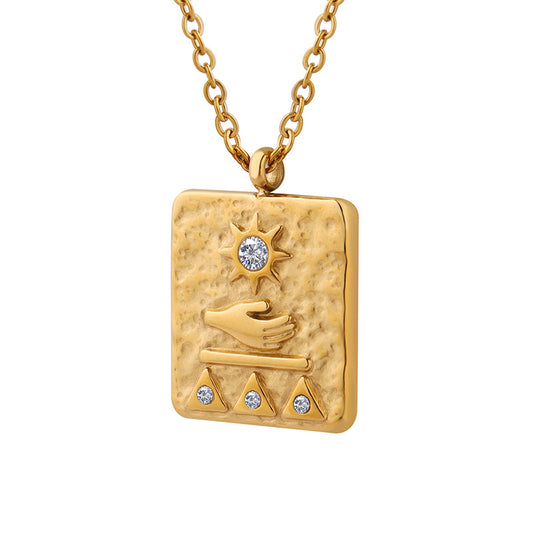 Egyptian Sun Relief Pendant