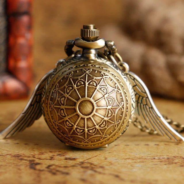 Golden Snitch Pocket Watch Necklace