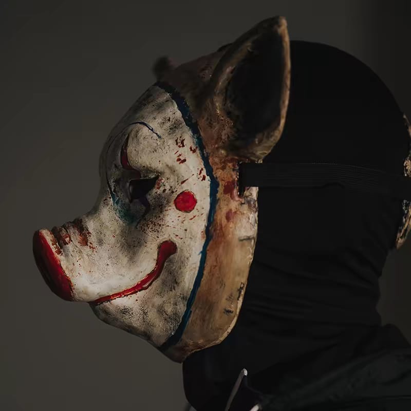 Horror Pig Joker Mask