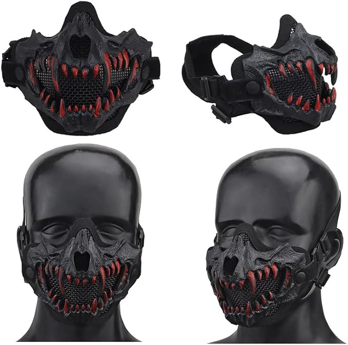 Tactical Skull Half Face Mask