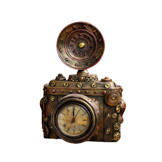 Vintage Steampunk Camera Clock