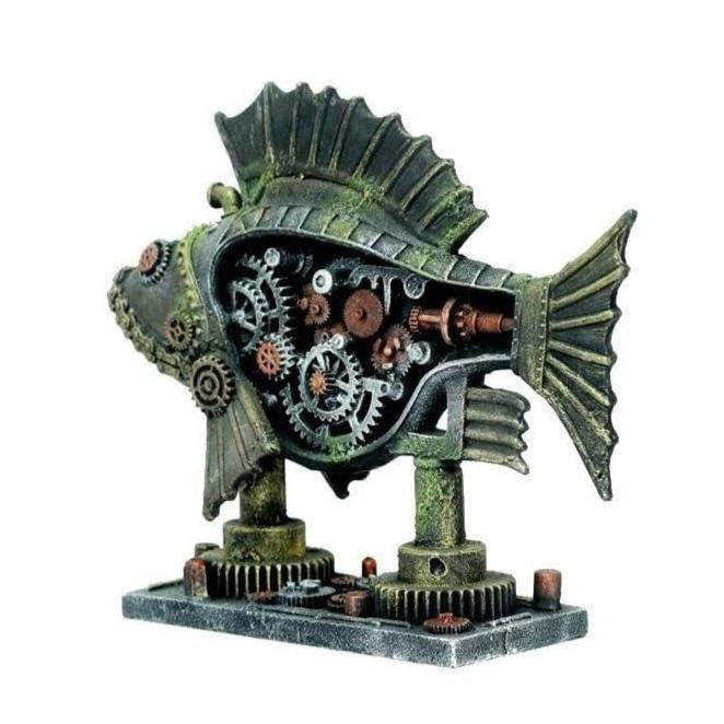 Steampunk Exposed Gear Fish Ornament