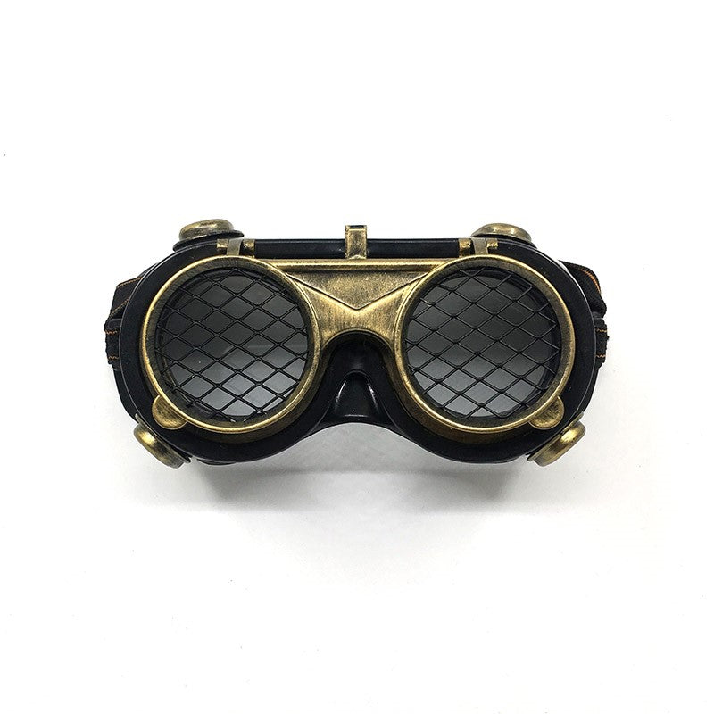 Steampunk Mesh Lens Goggles